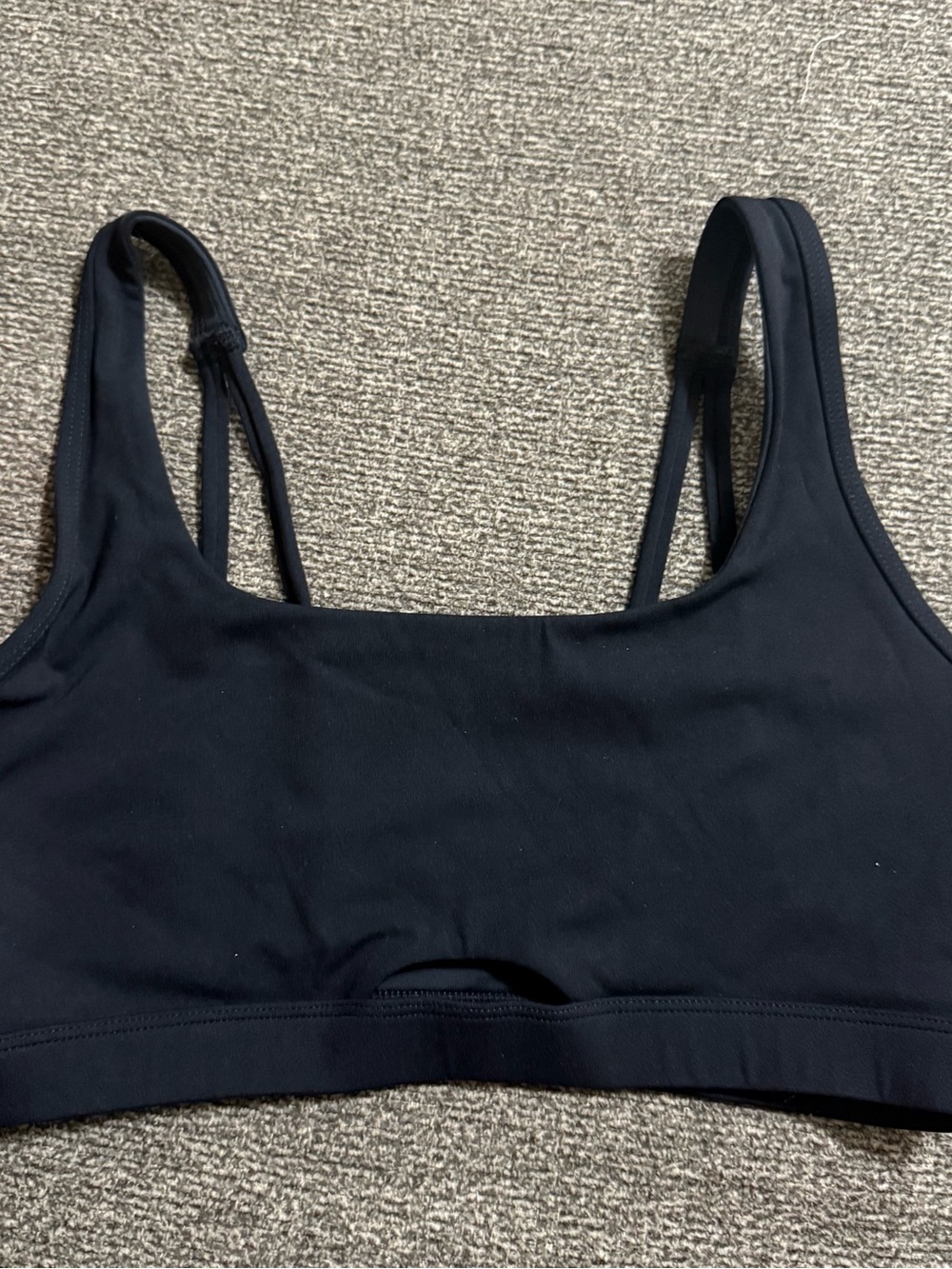 Fleo Black Scoop Sports Bra
